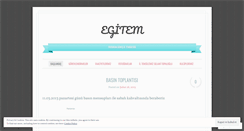 Desktop Screenshot of egitem.wordpress.com