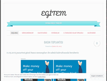 Tablet Screenshot of egitem.wordpress.com