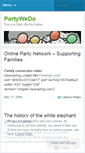 Mobile Screenshot of partywedo.wordpress.com