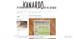 Desktop Screenshot of kanardo.wordpress.com