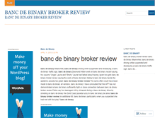 Tablet Screenshot of billpay.bancdebinarybrokerreview.wordpress.com
