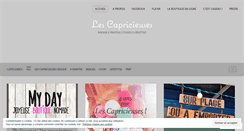 Desktop Screenshot of lescapricieuses.wordpress.com