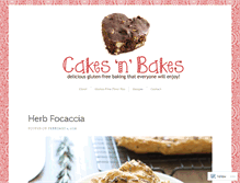 Tablet Screenshot of cakesnbakes.wordpress.com