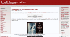 Desktop Screenshot of orbellcomms.wordpress.com