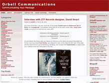 Tablet Screenshot of orbellcomms.wordpress.com