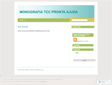 Tablet Screenshot of monografiatccpronta.wordpress.com
