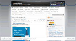 Desktop Screenshot of granddelusion.wordpress.com
