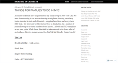 Desktop Screenshot of dancingincarseats.wordpress.com