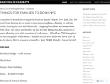 Tablet Screenshot of dancingincarseats.wordpress.com
