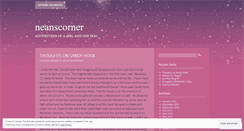 Desktop Screenshot of neanscorner.wordpress.com