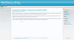 Desktop Screenshot of mbulhoes.wordpress.com