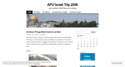 Desktop Screenshot of israelapu08.wordpress.com