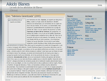 Tablet Screenshot of aikidoblanes.wordpress.com