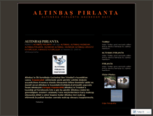 Tablet Screenshot of altinbaspirlanta.wordpress.com