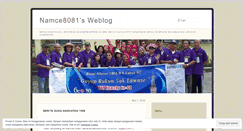 Desktop Screenshot of namce8081.wordpress.com
