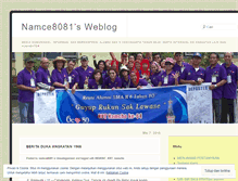 Tablet Screenshot of namce8081.wordpress.com