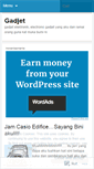 Mobile Screenshot of gadjet.wordpress.com