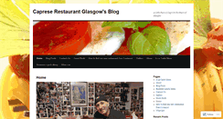 Desktop Screenshot of capreserestaurantglasgow.wordpress.com