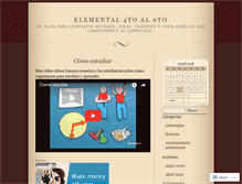 Tablet Screenshot of cuatroalseis.wordpress.com