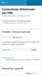 Mobile Screenshot of consulenzadirezionale.wordpress.com