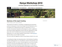 Tablet Screenshot of kenyaworkshop.wordpress.com