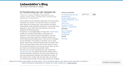 Desktop Screenshot of liebesdoktor.wordpress.com