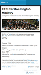 Mobile Screenshot of efccerritosem.wordpress.com