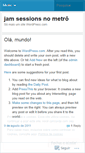 Mobile Screenshot of metrosessions.wordpress.com