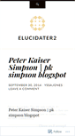 Mobile Screenshot of elucidater2.wordpress.com