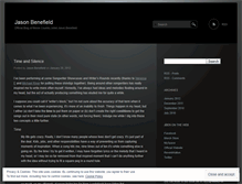 Tablet Screenshot of jasonbenefield.wordpress.com