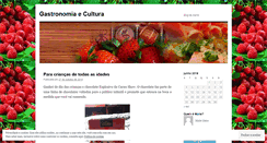 Desktop Screenshot of gastronomiaecultura.wordpress.com