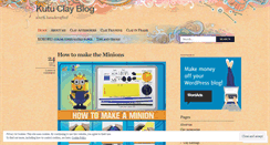 Desktop Screenshot of kutuclayart.wordpress.com