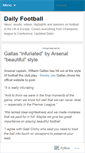 Mobile Screenshot of dailyfootball.wordpress.com