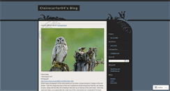 Desktop Screenshot of clairecarter04.wordpress.com