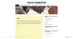 Desktop Screenshot of hipicaformentor.wordpress.com