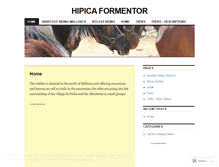 Tablet Screenshot of hipicaformentor.wordpress.com