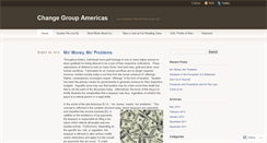 Desktop Screenshot of changegroupamericas.wordpress.com
