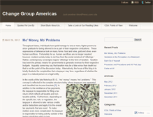 Tablet Screenshot of changegroupamericas.wordpress.com