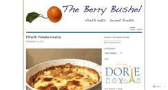 Desktop Screenshot of berrybushel.wordpress.com