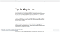 Desktop Screenshot of lisalatief.wordpress.com