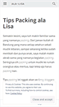 Mobile Screenshot of lisalatief.wordpress.com