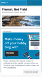 Mobile Screenshot of flannelnotplaid.wordpress.com