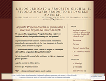 Tablet Screenshot of ilprogettonicchia.wordpress.com