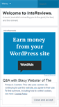 Mobile Screenshot of intereviews.wordpress.com