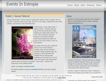 Tablet Screenshot of eventsinextropia.wordpress.com