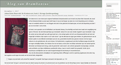 Desktop Screenshot of brambonius.wordpress.com