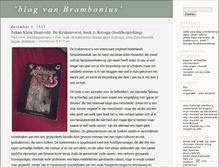 Tablet Screenshot of brambonius.wordpress.com