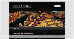 Desktop Screenshot of losavancestecno.wordpress.com