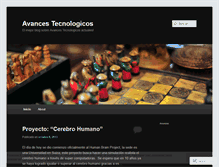 Tablet Screenshot of losavancestecno.wordpress.com