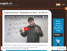 Tablet Screenshot of englishm1.wordpress.com